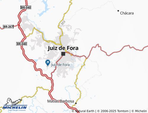 MICHELIN Nossa Senhora de Lourdes map - ViaMichelin