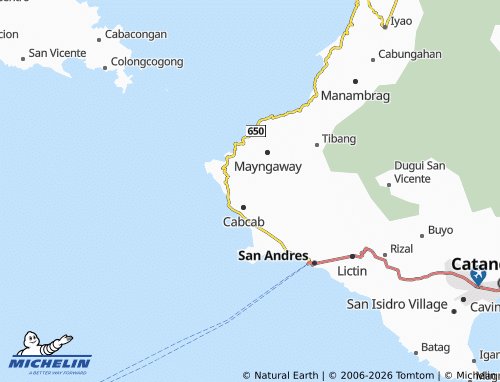 MICHELIN Bislig map - ViaMichelin