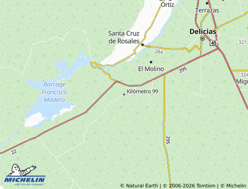 MICHELIN Kilómetro 99 map - ViaMichelin
