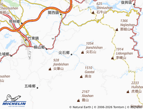 Mappa MICHELIN jian shi xiang - ViaMichelin