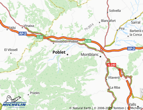 Mappa MICHELIN Balneari les Masies - ViaMichelin