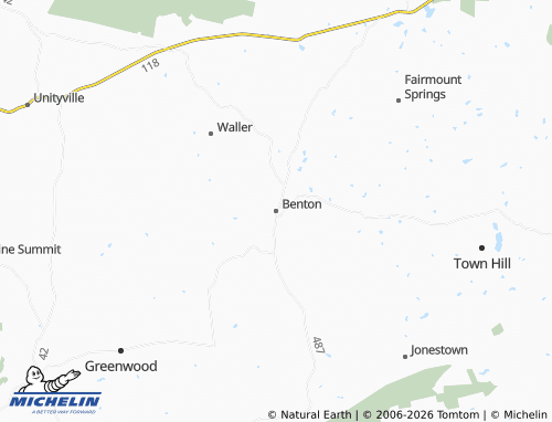 Carte MICHELIN Benton - ViaMichelin
