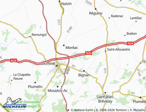 MICHELIN Le Barderf map - ViaMichelin