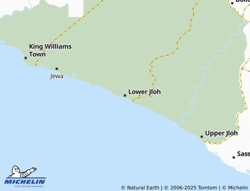 MICHELIN Lower Jloh map - ViaMichelin