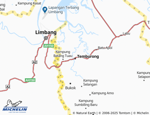 MICHELIN-Landkarte Pekan Bangar - ViaMichelin