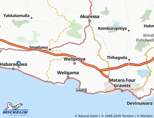 Carte MICHELIN Beraleliya - ViaMichelin