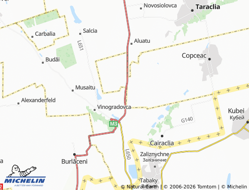 MICHELIN Chirilovca map - ViaMichelin