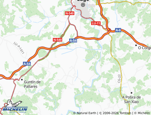 MICHELIN-Landkarte Belesar - ViaMichelin