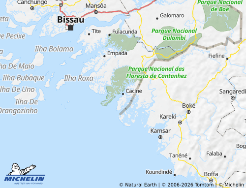 Mapa MICHELIN Cacine - ViaMichelin