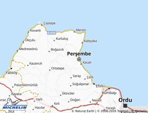 Mappa MICHELIN Düz - ViaMichelin