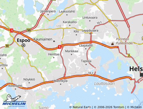 Mappa MICHELIN Mankkaa - ViaMichelin