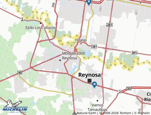 Mapa MICHELIN Privada Bugambilias - ViaMichelin