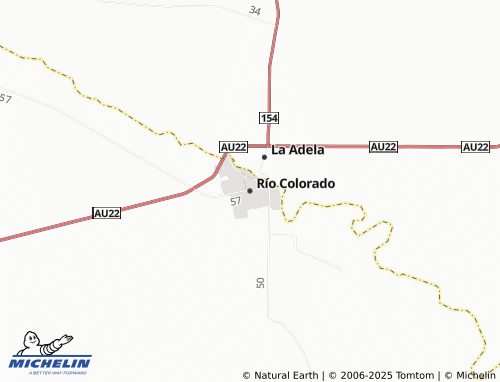 MICHELIN Río Colorado map - ViaMichelin