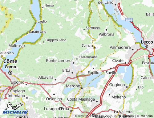Mapa MICHELIN Castelmarte - ViaMichelin