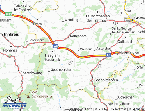 MICHELIN Pesendorf map - ViaMichelin