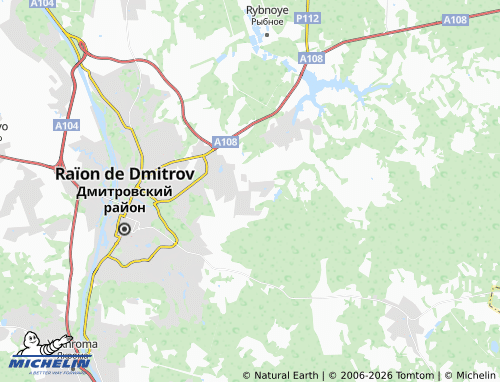 Carte MICHELIN Kuznetsovo-Vnukovo - ViaMichelin