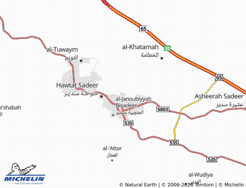 MICHELIN-Landkarte al-Yasameen - ViaMichelin