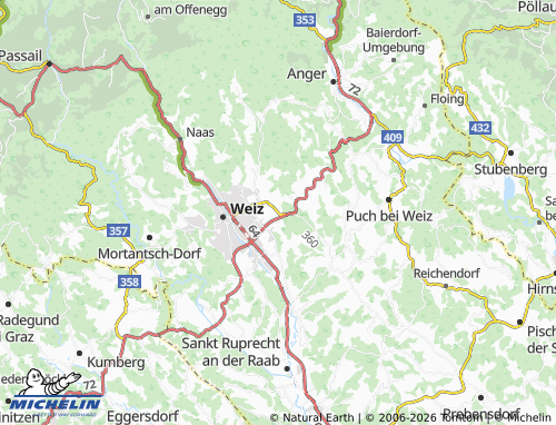 Mappa MICHELIN Büchl - ViaMichelin
