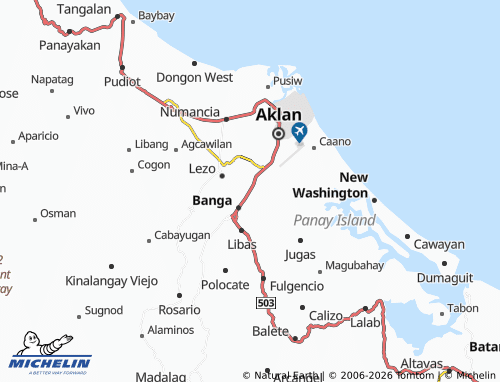 MICHELIN Linabuan Sur map - ViaMichelin