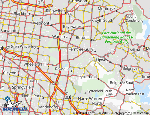 Mappa MICHELIN Knoxfield - ViaMichelin