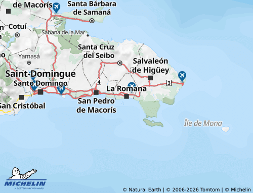 MICHELIN La Romana map - ViaMichelin