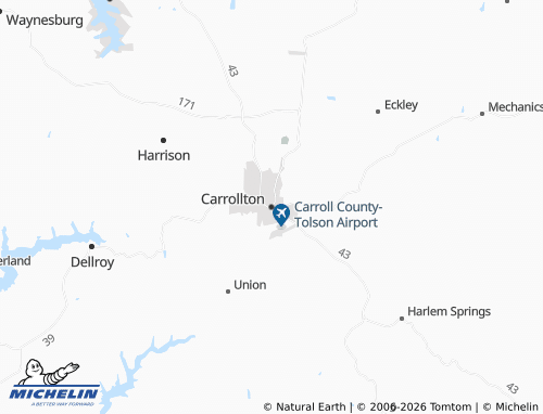 Mappa MICHELIN Carrollton - ViaMichelin