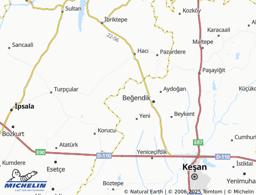 MICHELIN Kemalpaşa map - ViaMichelin