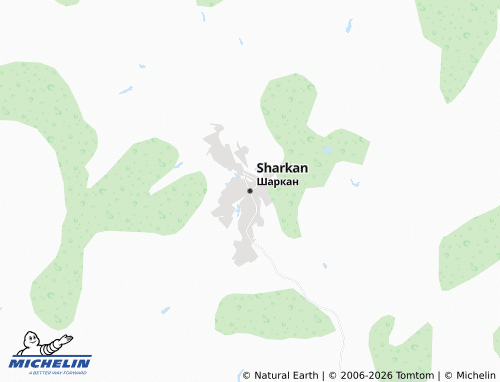 MICHELIN-Landkarte Sharkan - ViaMichelin
