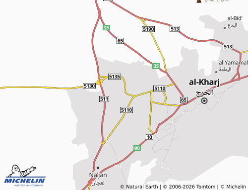 MICHELIN-Landkarte al-Muhammadiyah - ViaMichelin