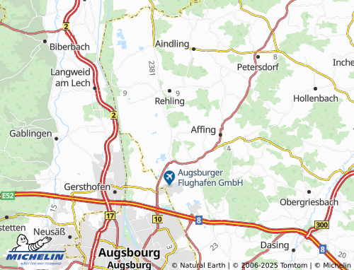 MICHELIN-Landkarte Anwalting - ViaMichelin