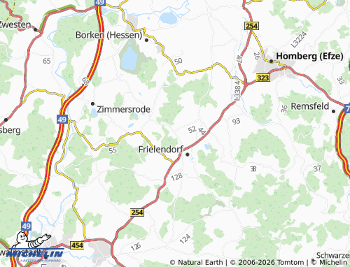 Mapa MICHELIN Welcherod - ViaMichelin