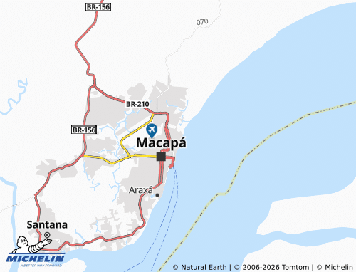 MICHELIN Cidade Nova map - ViaMichelin