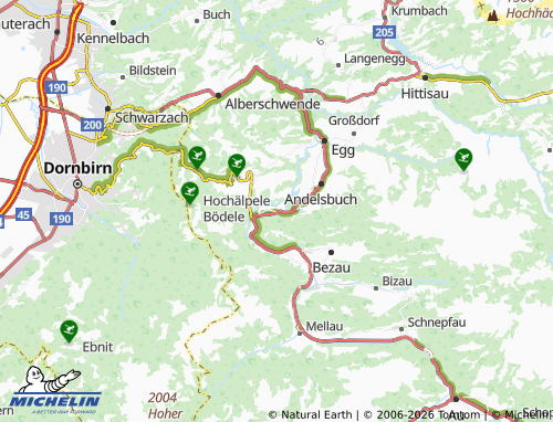 Mapa MICHELIN Bersbuch - ViaMichelin