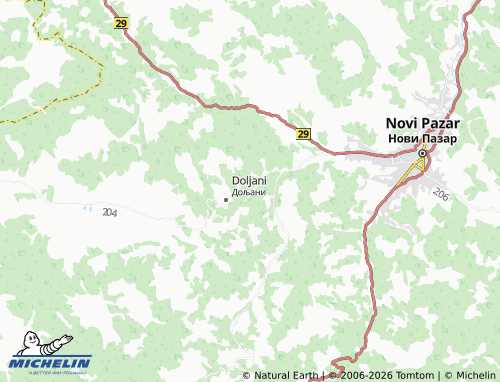 Mapa MICHELIN Zabrđe - ViaMichelin