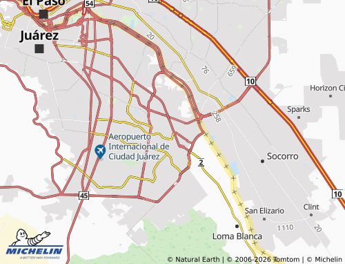Mappa MICHELIN El Pensamiento - ViaMichelin