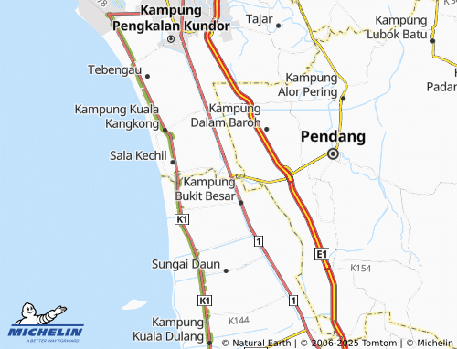 MICHELIN-Landkarte Taman Gemilang - ViaMichelin