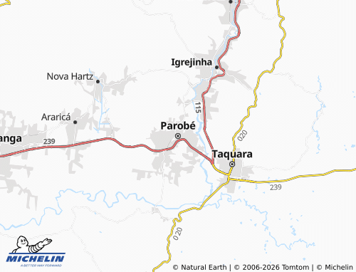 Mapa MICHELIN Parobé - ViaMichelin