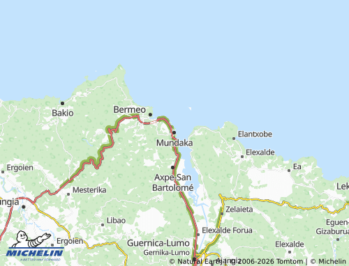 MICHELIN Mundaka map - ViaMichelin