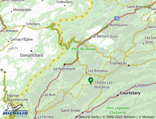 Carte MICHELIN Les Émibois - ViaMichelin