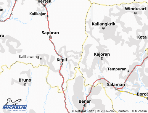 MICHELIN Randusari map - ViaMichelin