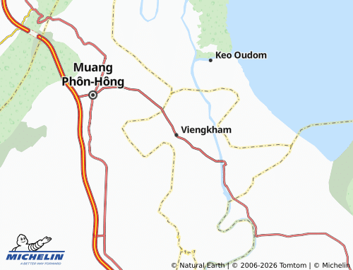 Mappa MICHELIN Viengkham - ViaMichelin