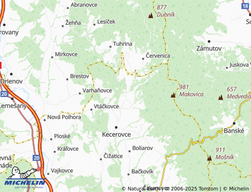 MICHELIN Opiná map - ViaMichelin