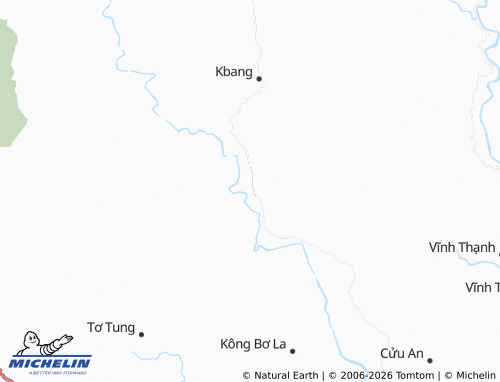 Mapa MICHELIN Kbang - ViaMichelin