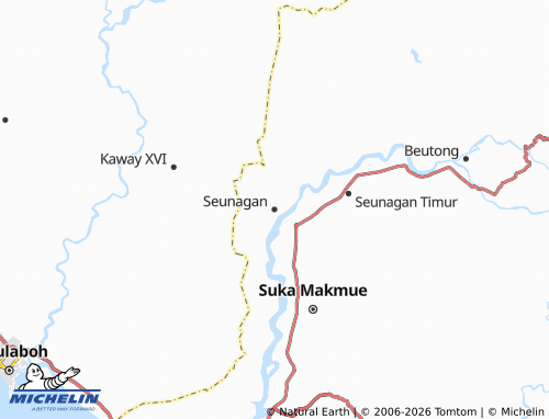 MICHELIN Seunagan map - ViaMichelin