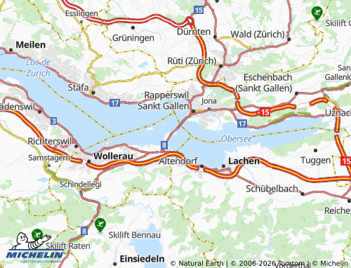 Mapa MICHELIN Hurden - ViaMichelin