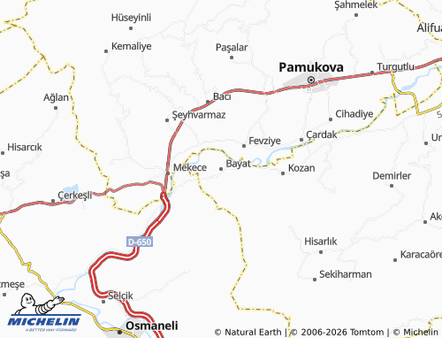 Mappa MICHELIN Bayat - ViaMichelin