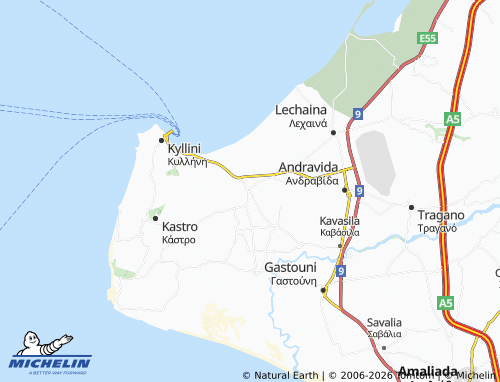 Carte MICHELIN Neochori - ViaMichelin