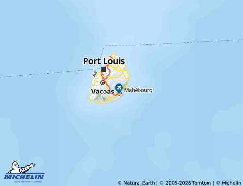 Kaart MICHELIN Grand Port - ViaMichelin