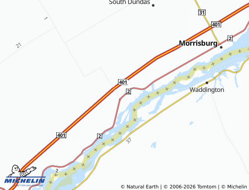 Carte MICHELIN Iroquois - ViaMichelin