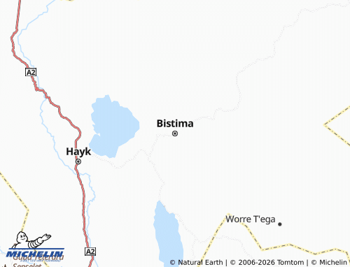 Kaart MICHELIN Bistima - ViaMichelin